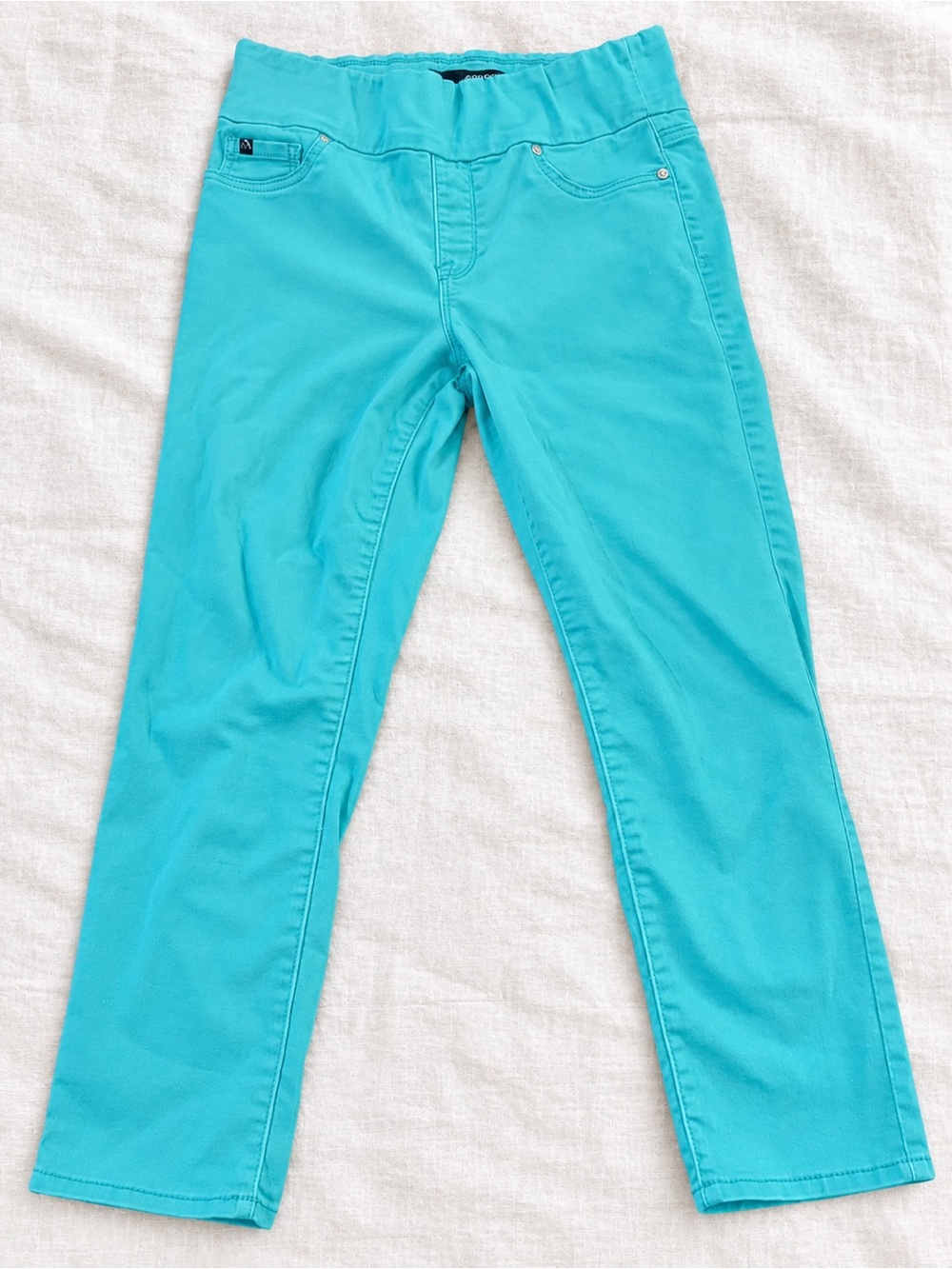 Jordache Women’s Turquoise Pull-On Stretch Jeggings Pants Size Large